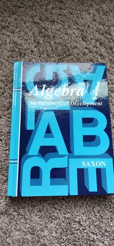 Saxon algebra 3rd - algebra, 1/2,