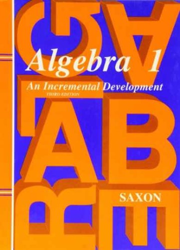 Algebra an incremental - algebra,