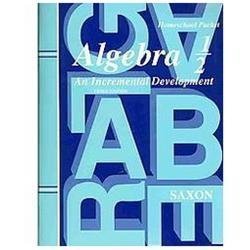 Saxon algebra homeschool - saxon,